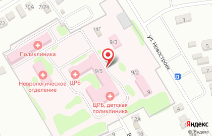 Поликлиника в Ростове-на-Дону на карте