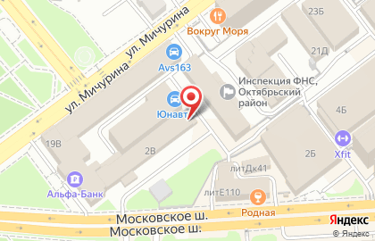 Компания Альянс в Октябрьском районе на карте