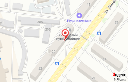 Отдел полиции Опорный пункт полиции №3, Управление МВД России по г. Костроме на улице Димитрова на карте