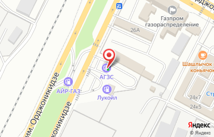 Заправочная станция РиКо в Заводском районе на карте