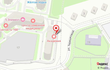 Стоматологический центр АкадемиЯ на проспекте Академика Коптюга на карте