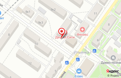 Центр подологии Евы Корнеевой на Клубной улице в Жуковском на карте