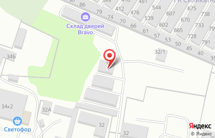 Автотехсервис на улице Гурьянова на карте