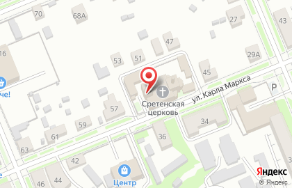 Православный приход Свято-Сретенского храма г. Мурома Владимирской области Муромской Епархии на карте