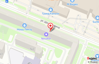 Багетная мастерская Артис на улице Шостаковича на карте