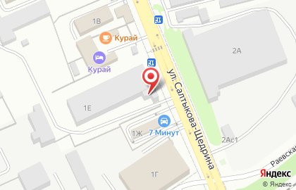 Крытая автостоянка Уралгазнефтесервис на карте