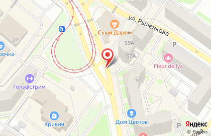 Щиты 3х6 от Парадигма на улице Рыленкова на карте