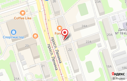 Агентство недвижимости Веста на проспекте Ленина на карте