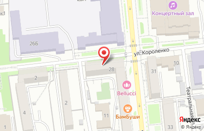 Детский сад №57 в Центральном районе на карте