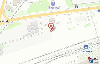 Автостоянка в Красноярске на карте