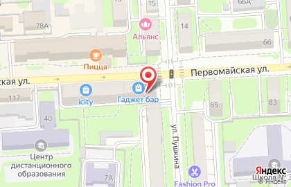 Банк ИТБ на Первомайской улице на карте
