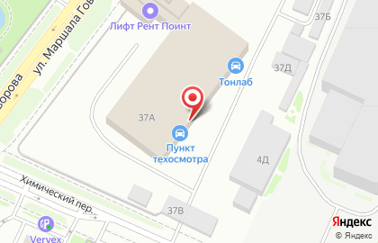 Компания «ГТОЦентр» на Маршала Говорова улице на карте