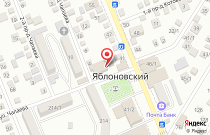 Супермаркет Пятёрочка в 1-ом проезде Чапаева на карте