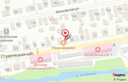 Киоск фастфудной продукции Наша Шаурма в Тамбове на карте