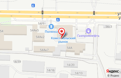 Магазин садово-огородных товаров садово-огородных товаров в Комсомольском районе на карте