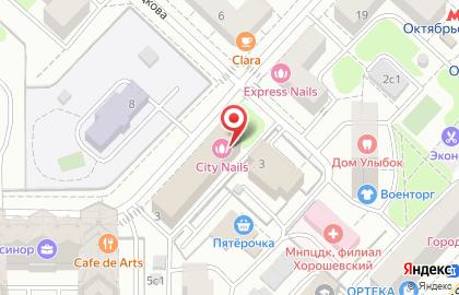 Торговые ряды в Москве на карте