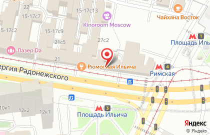 Сеть экспресс-кофеен Правда Кофе на карте