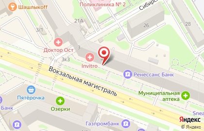 Мужская парикмахерская LOGOVO на Вокзальной магистрали на карте