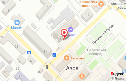 Дончанка на Петровской улице на карте