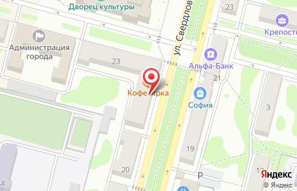 Банкомат АЛЬФА-БАНК, Красноярский филиал на улице Свердлова, 22 в Железногорске на карте
