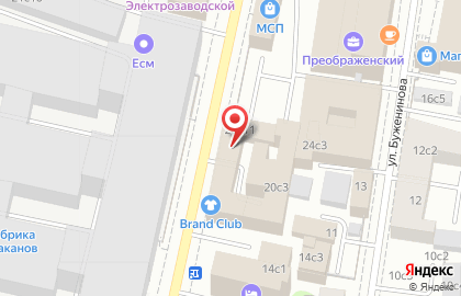 Хостел №1 в Москве на карте