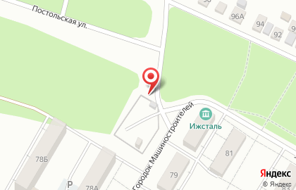 Автостоянка Машиностроитель на карте