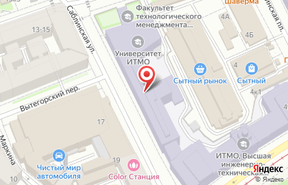 Типография на Биржевой на карте