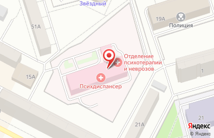 Лаборатория Психоневрологический диспансер на карте