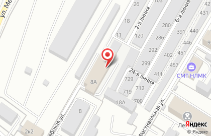 Дизайн-студия СтеклоСфера в Левобережном районе на карте