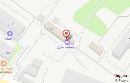 Дом ученых в Москве на карте