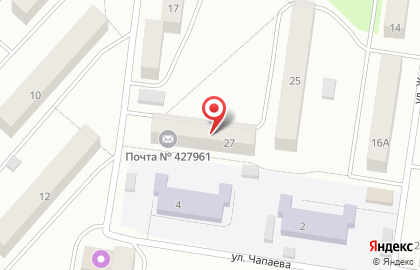 Отделение почтовой связи №961 на карте