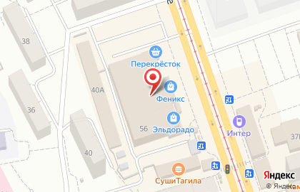 Гипермаркет Монетка Супер в Екатеринбурге на карте