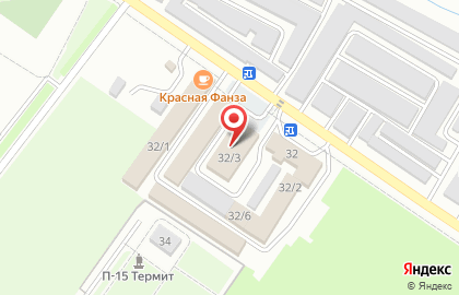 Супермаркет Амбар на улице Новикова на карте