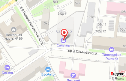 Компания Лидер-Гарант в Останкинском районе на карте