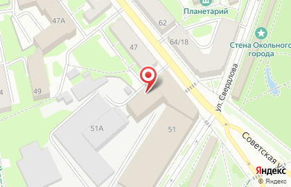 Столовая На Советской на Советской улице на карте
