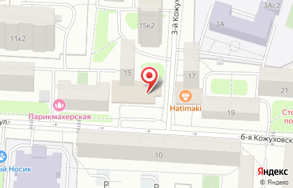 Пятерочка на Автозаводской (ул Кожуховская 6-я) на карте