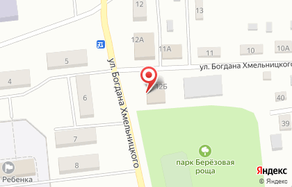 Супермаркет Мария-Ра на улице Б.Хмельницкого на карте