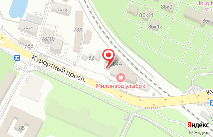 Магазин Охотник-Рыболов на Курортном проспекте на карте