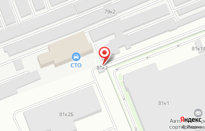 Фрунзенская, СТО на Софийской улице на карте