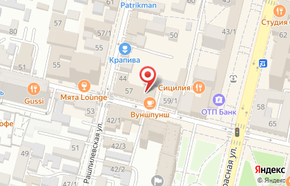 Такси междугороднее Горьковское на Гимназической улице на карте
