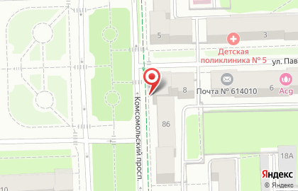 Магазин и канцтоваров на Комсомольском проспекте на карте