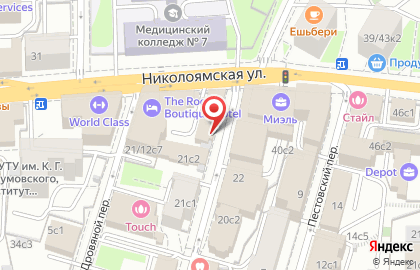 Яхромские горки-2 на Николоямской улице на карте