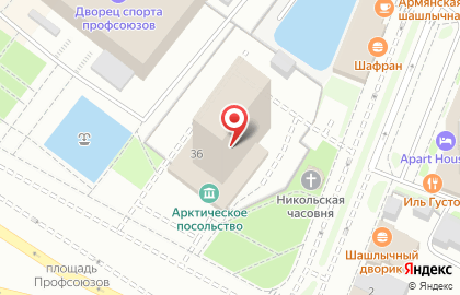 Юрист в Архангельске на карте