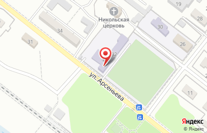 Средняя школа №75 Красноармейского района г. Волгограда в Красноармейском районе на карте