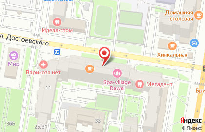 Страховая компания РЕСО-Гарантия на улице Достоевского на карте