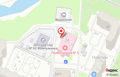Городская поликлиника №5, г. Мытищи на улице Веры Волошиной на карте