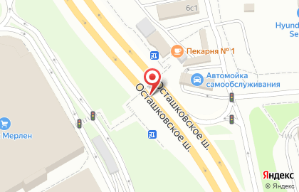 Компания ФТК РОСТР на Осташковском шоссе на карте