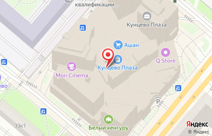Блинная Теремок в ТЦ Кунцево Плаза на карте