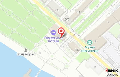 Гостиничный комплекс Московская Застава на карте
