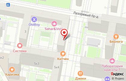 Магазин здорового питания Фруктинка в Лазоревом проезде на карте